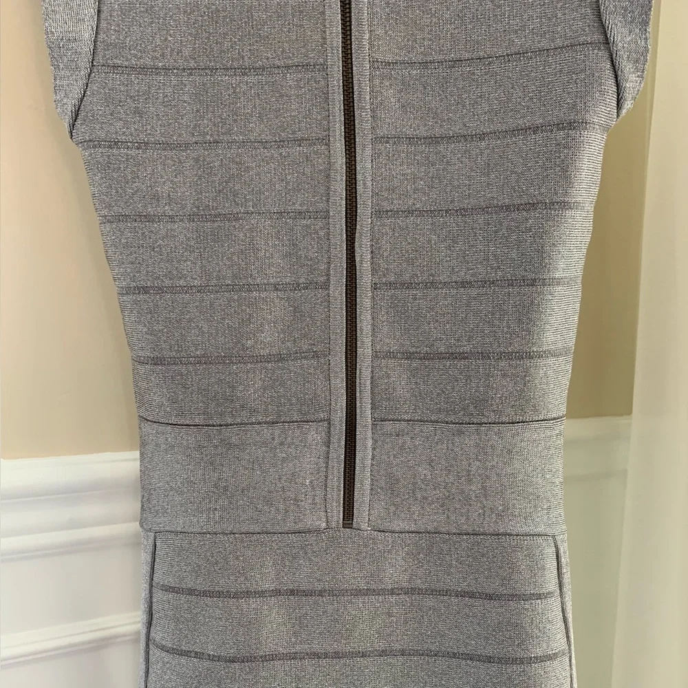 French connection size 2 metallic mini dress - Picture 14 of 16